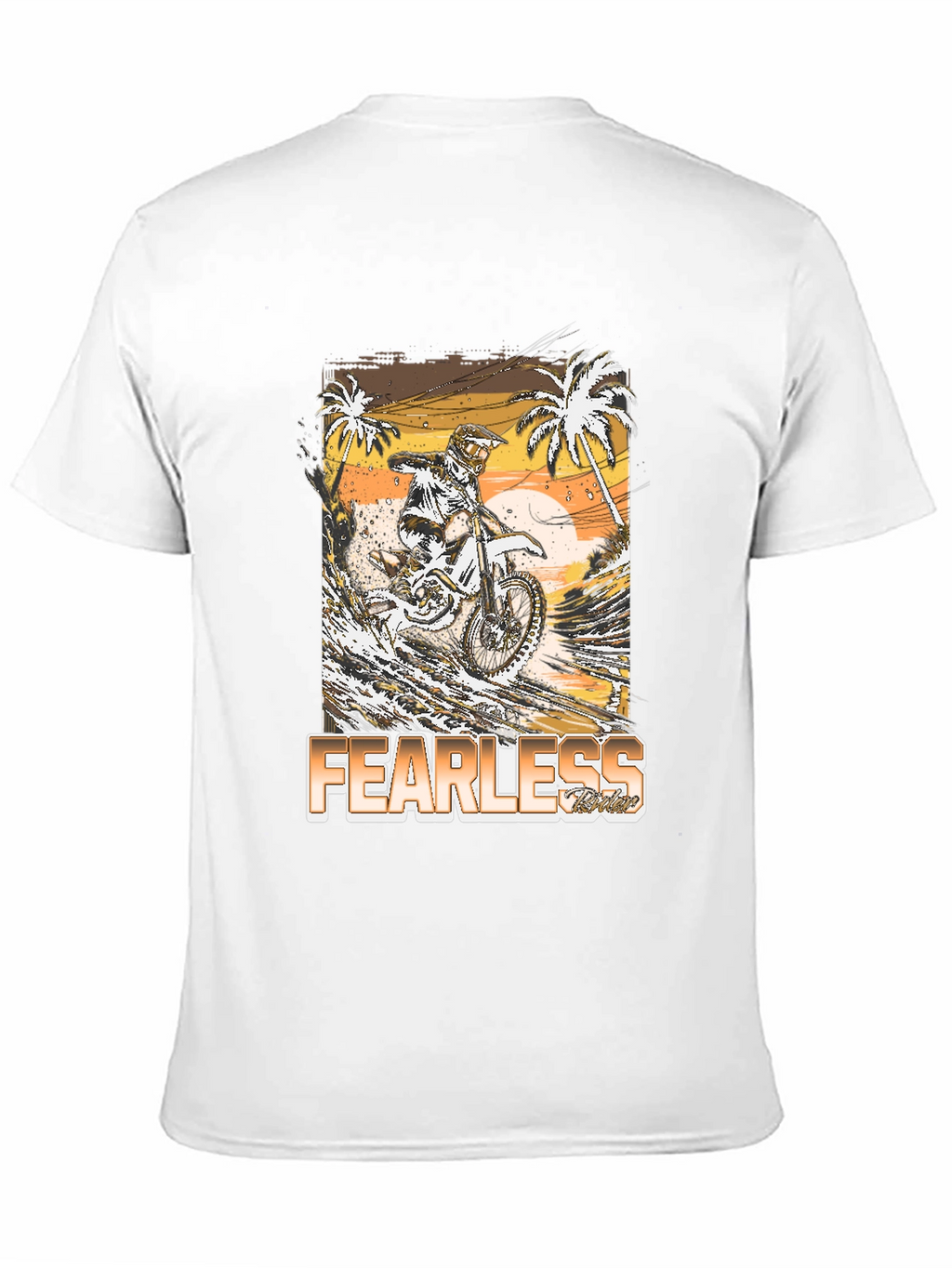 Fearless Rider Graphic Tee - Motocross T-Shirt