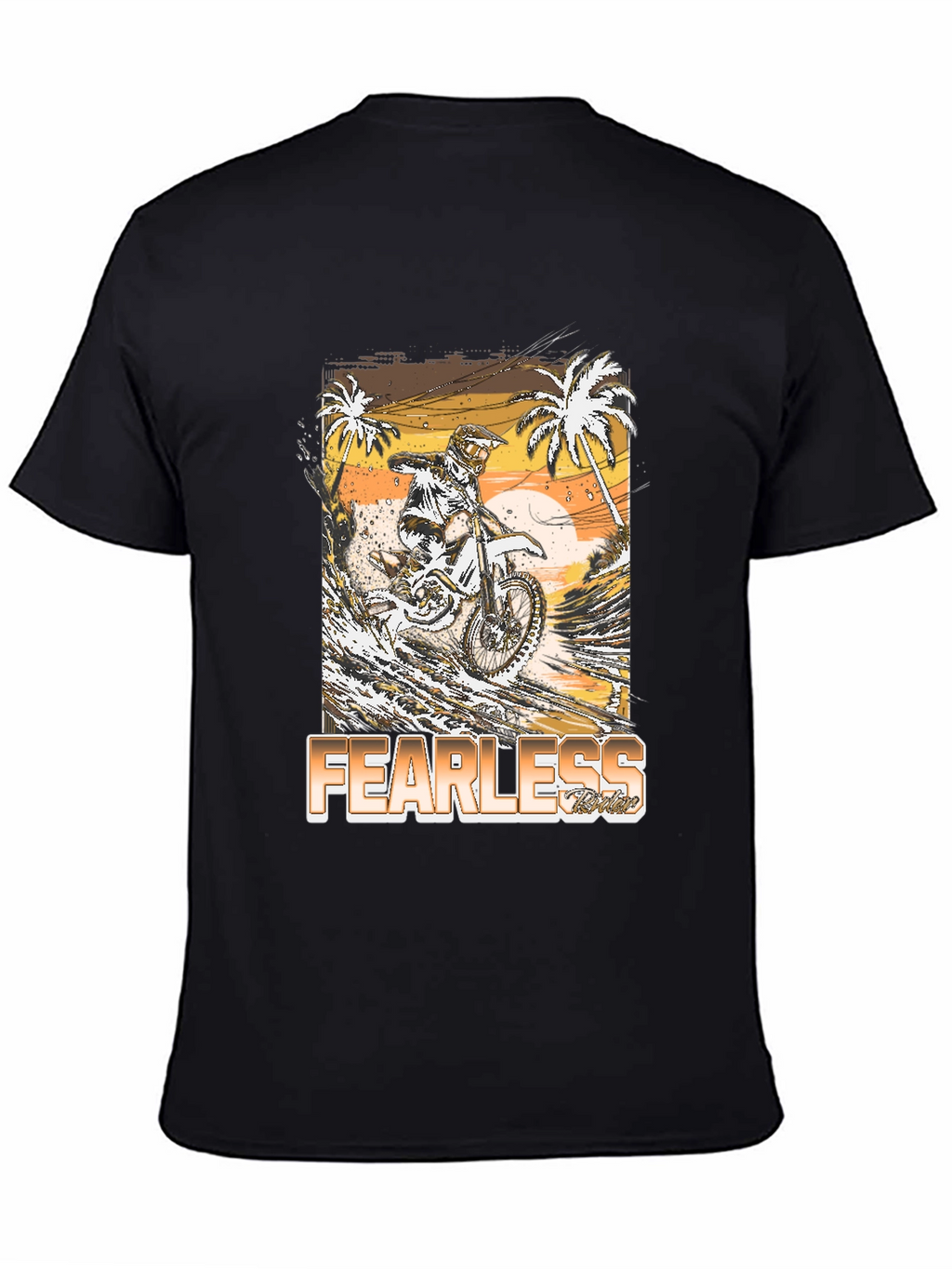 Fearless Rider Graphic Tee - Motocross T-Shirt
