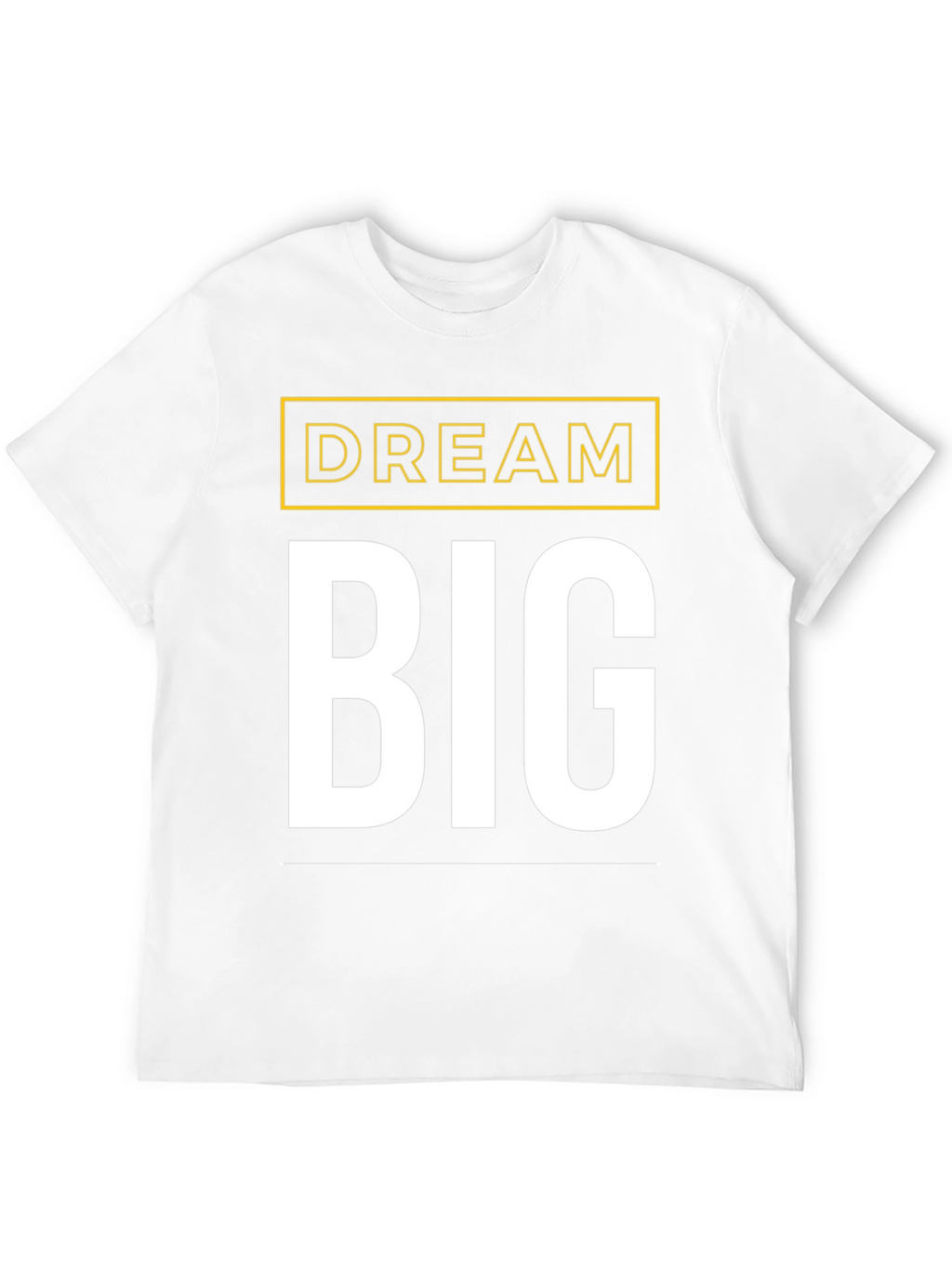 Dream Big Graphic Tee - Motivational Black T-Shirt
