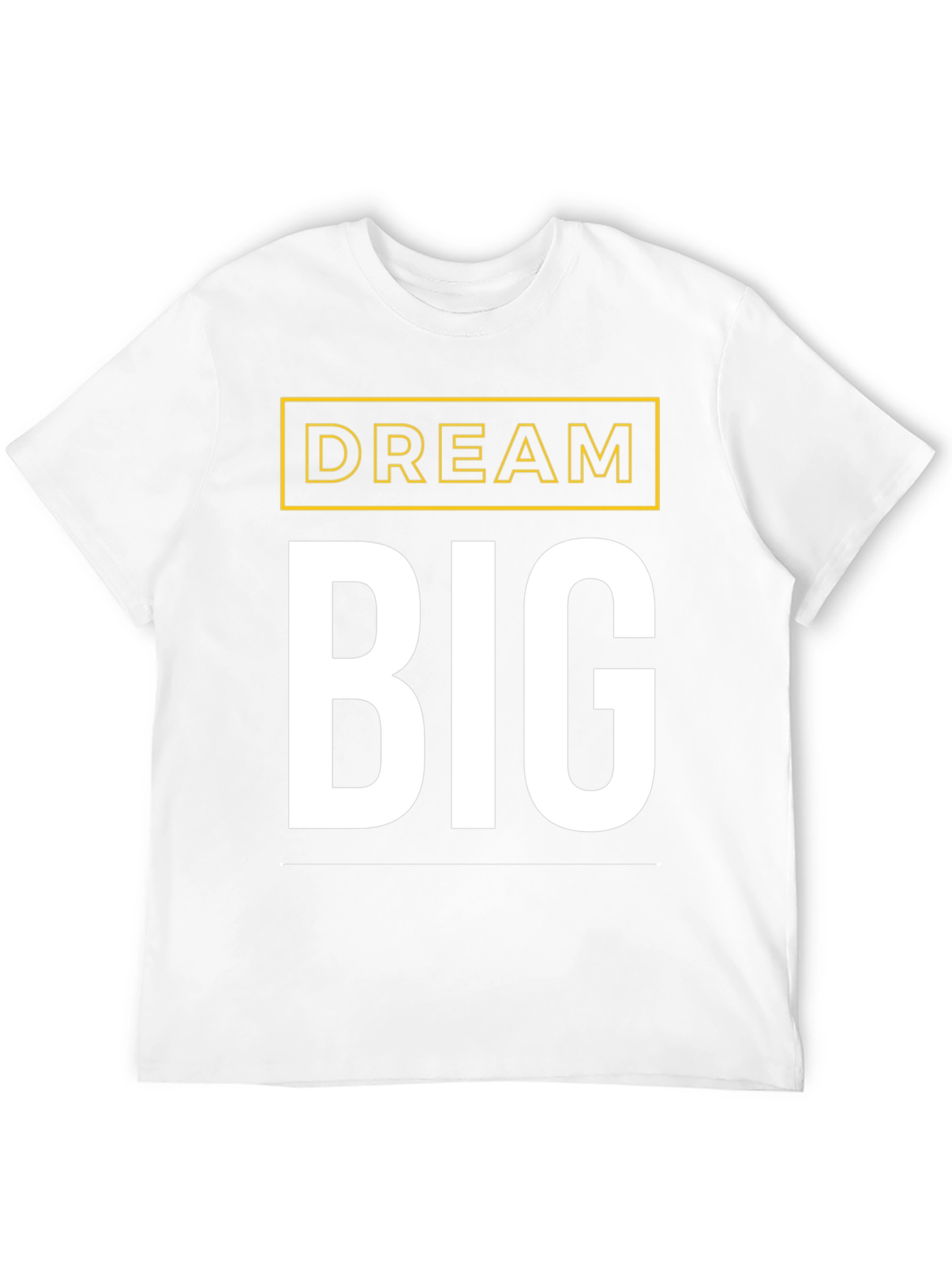 Dream Big Graphic Tee - Motivational Black T-Shirt