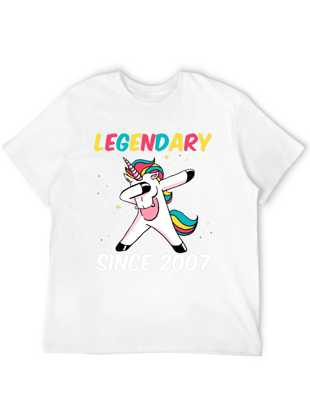 Legendary Since 2007 Dabbing Unicorn T-Shirt
