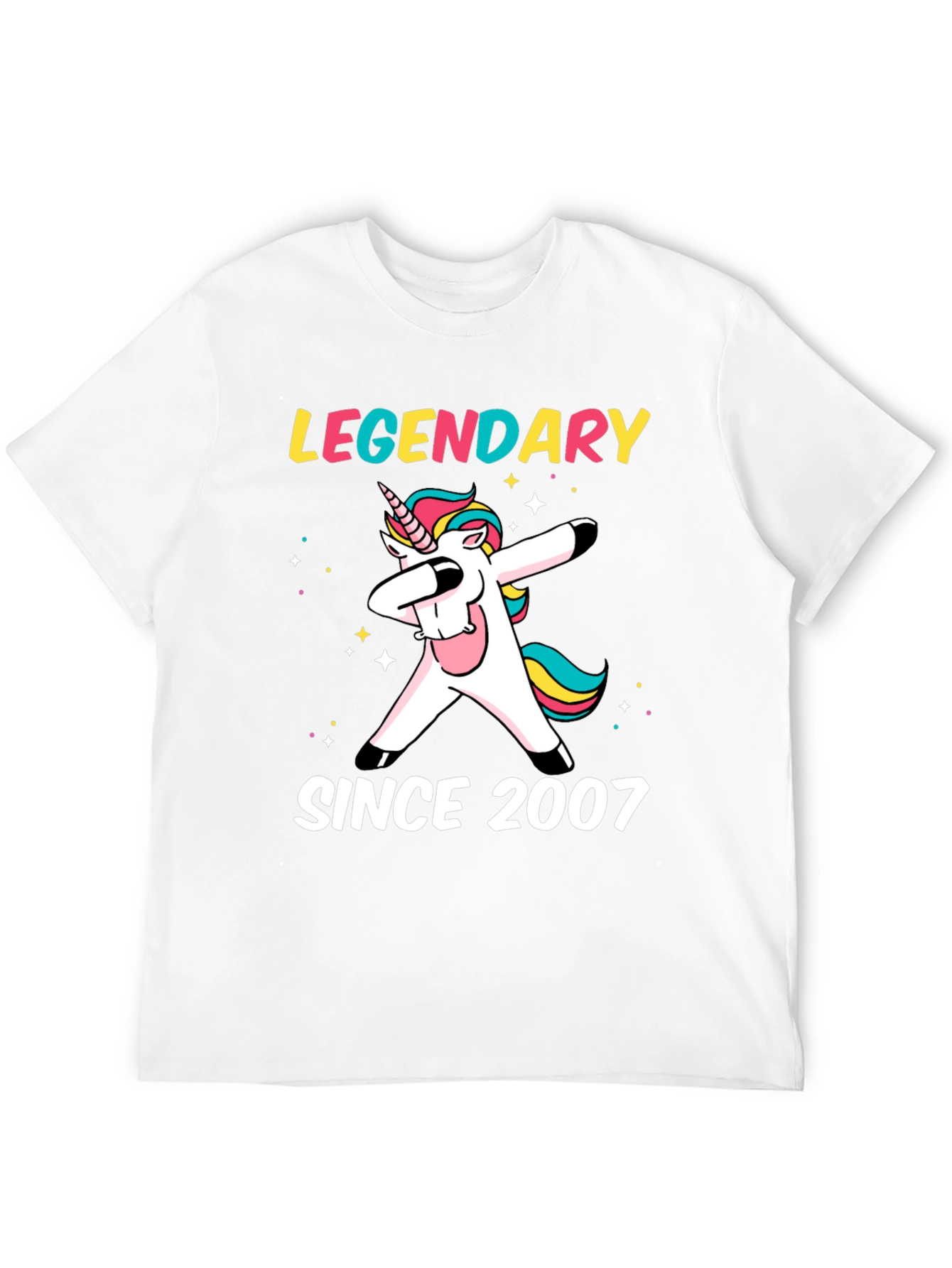 Legendary Since 2007 Dabbing Unicorn T-Shirt