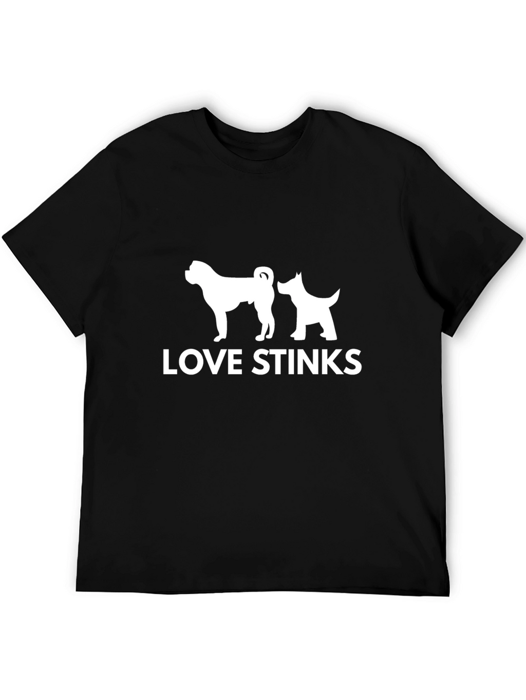 Love Stinks Graphic Tee - Black Humor Shirt