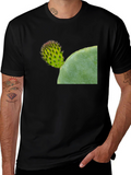 Cactus Graphic Tee - Black Casual Comfort