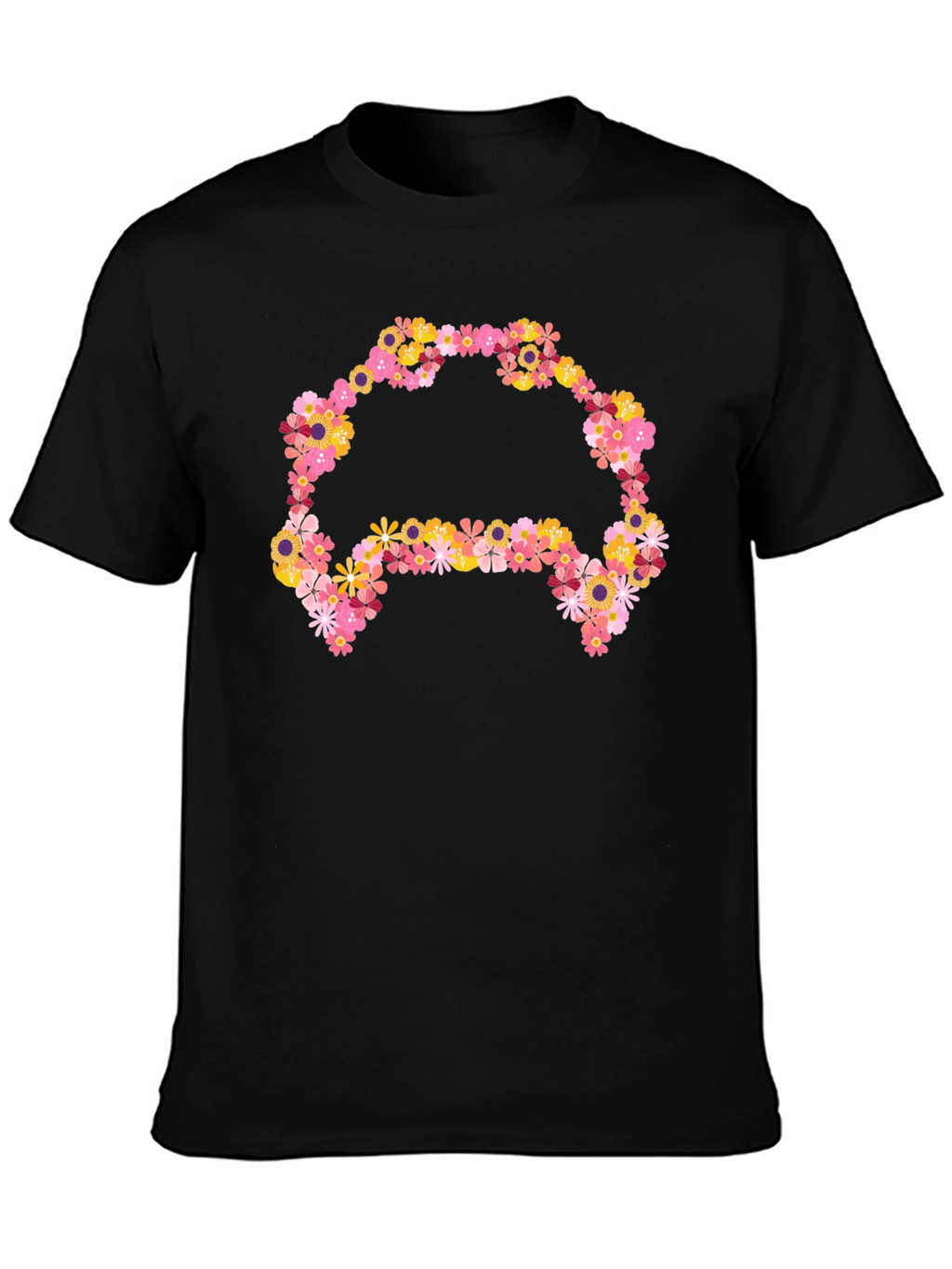 Floral Australia Graphic T-Shirt - Black