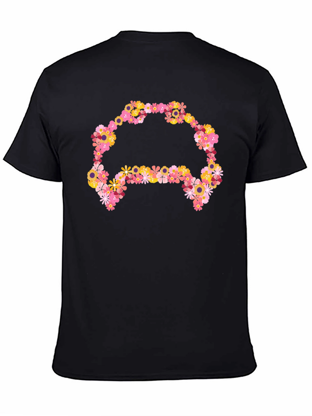 Floral Australia Graphic T-Shirt - Black
