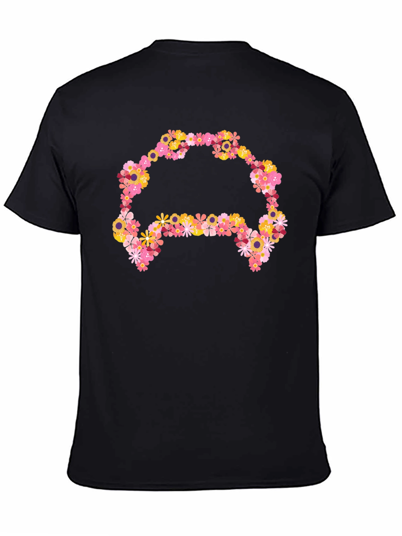 Floral Australia Graphic T-Shirt - Black