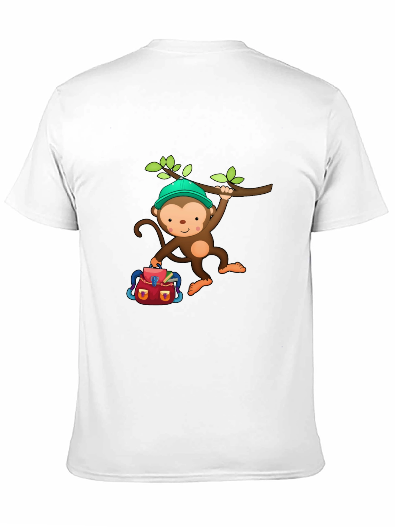 Monkey Backpack T-Shirt