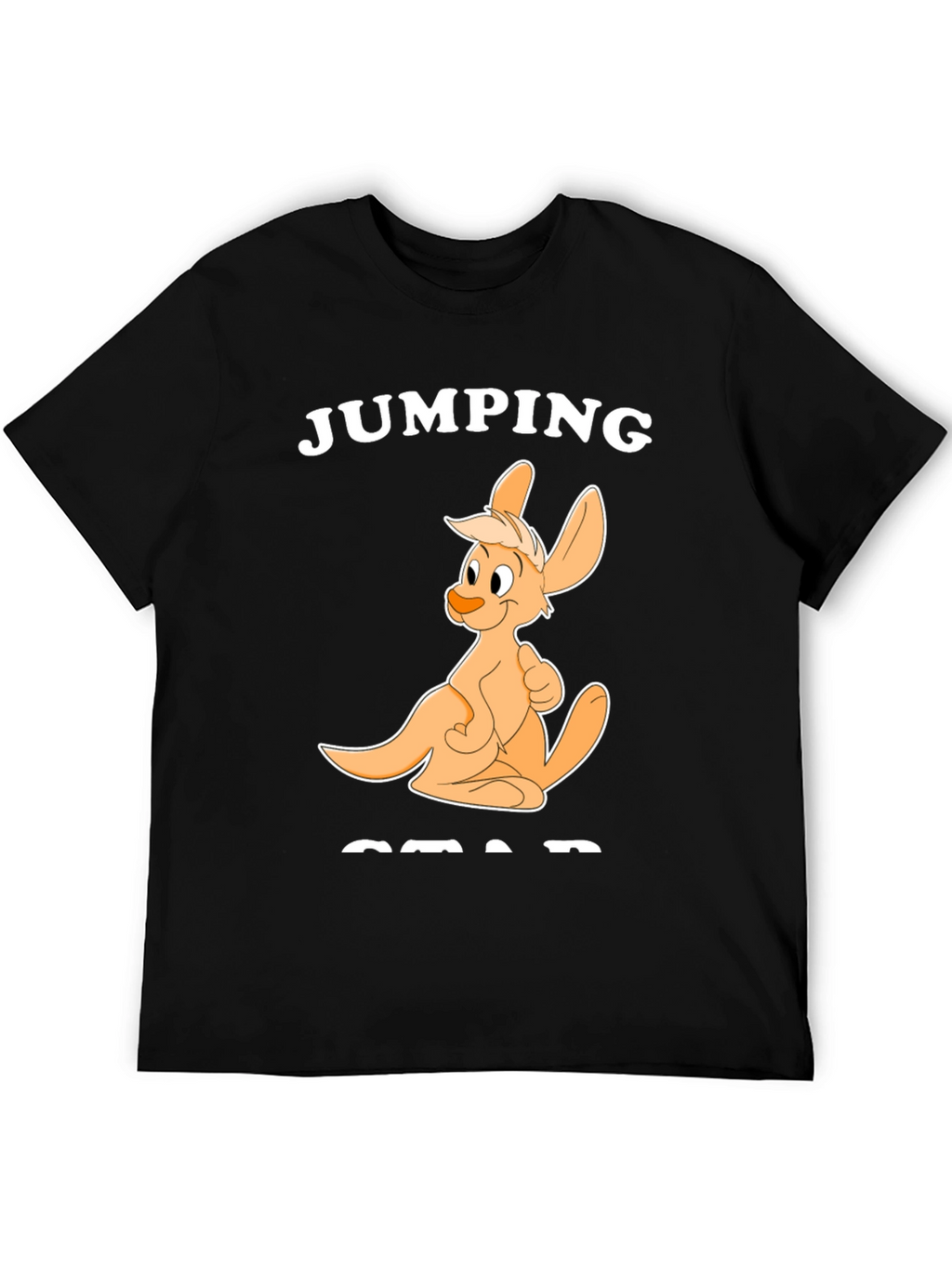 Jumping Squad Black Graphic T-Shirt