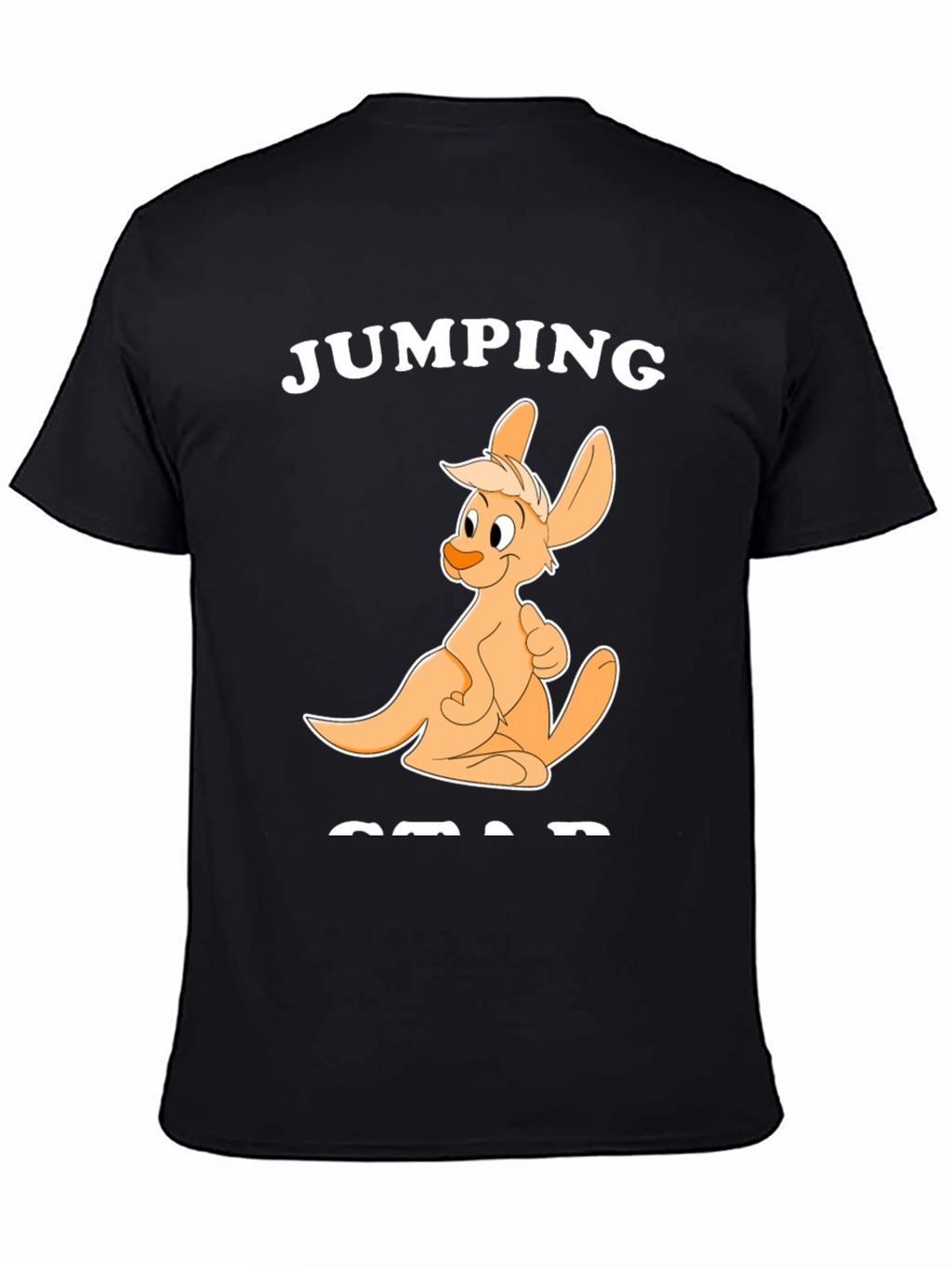 Jumping Squad Black Graphic T-Shirt