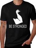 Be Stronged Graphic T-Shirt - Black