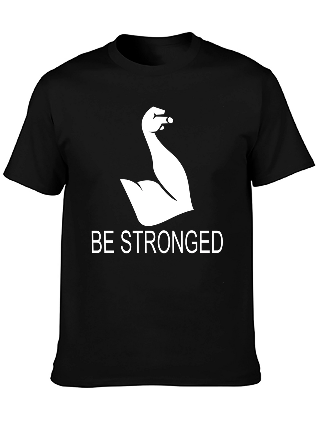 Be Stronged Graphic T-Shirt - Black