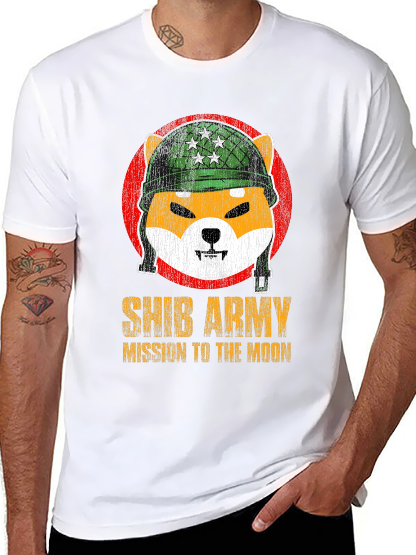 Shib Army Mission to the Moon T-Shirt