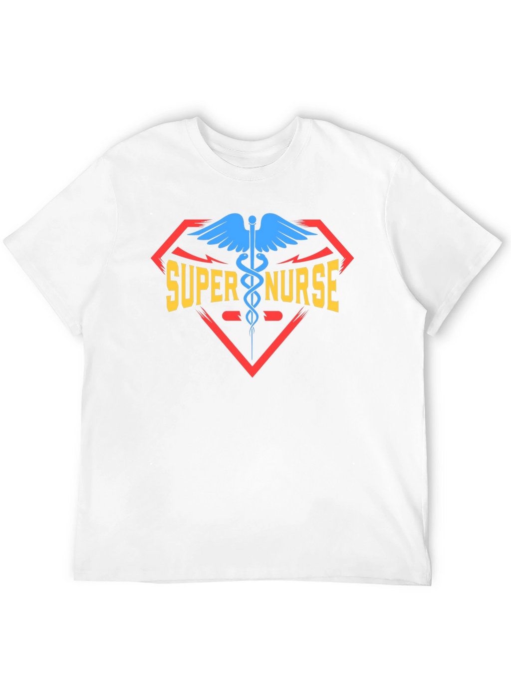 Super Nurse Graphic T-Shirt - Black