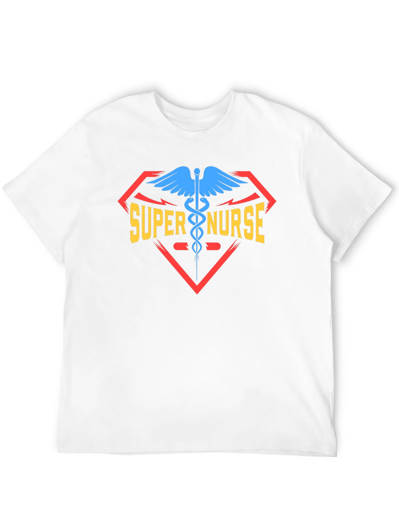 Super Nurse Graphic T-Shirt - Black
