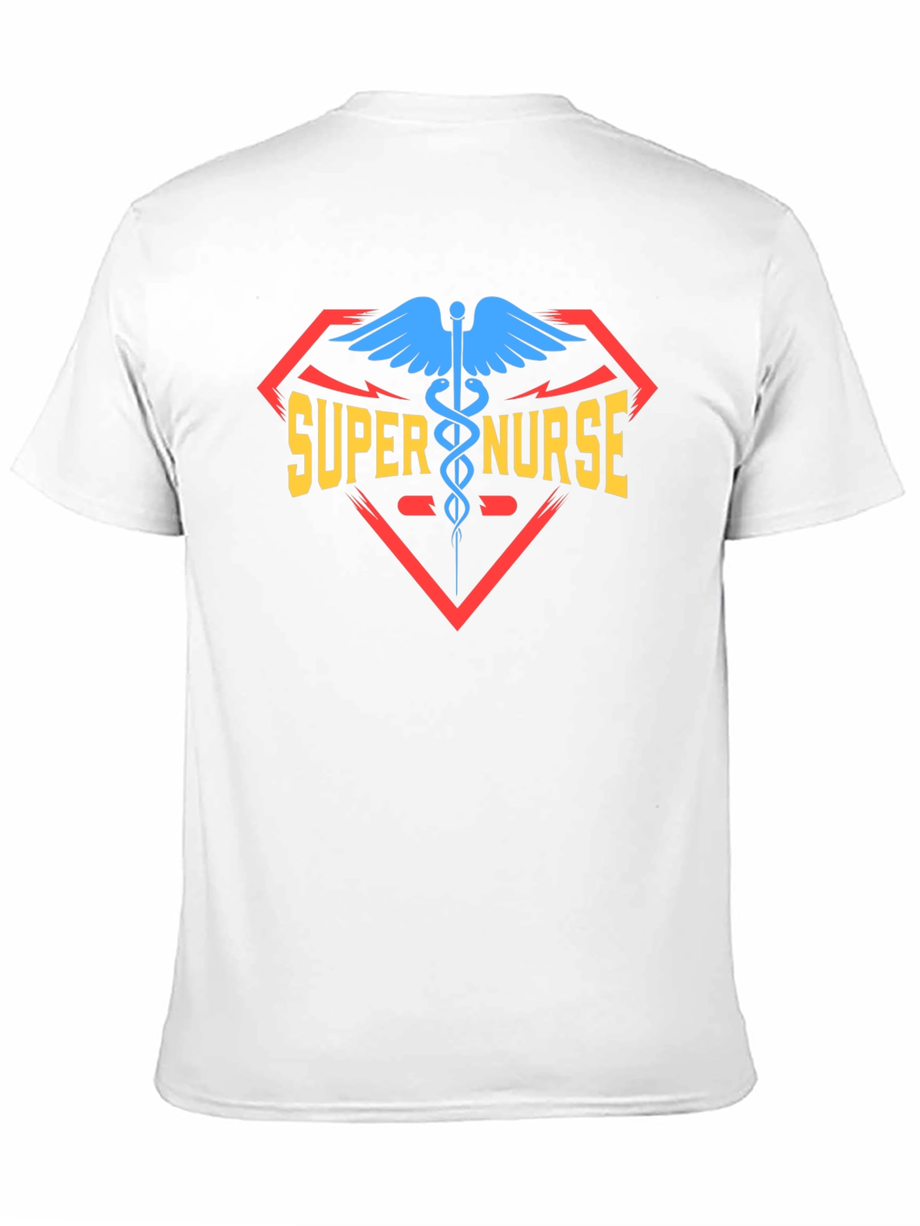 Super Nurse Graphic T-Shirt - Black