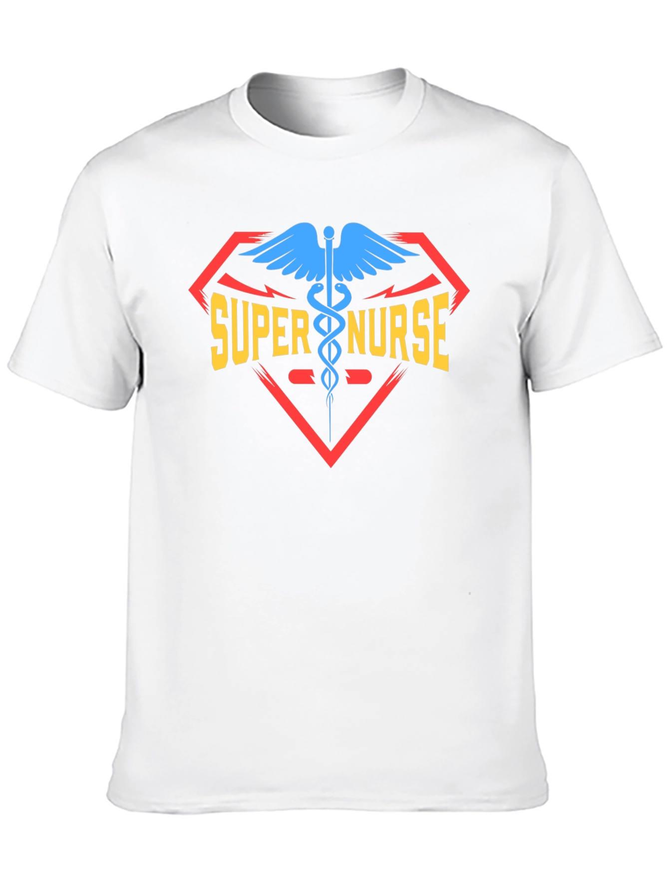 Super Nurse Graphic T-Shirt - Black