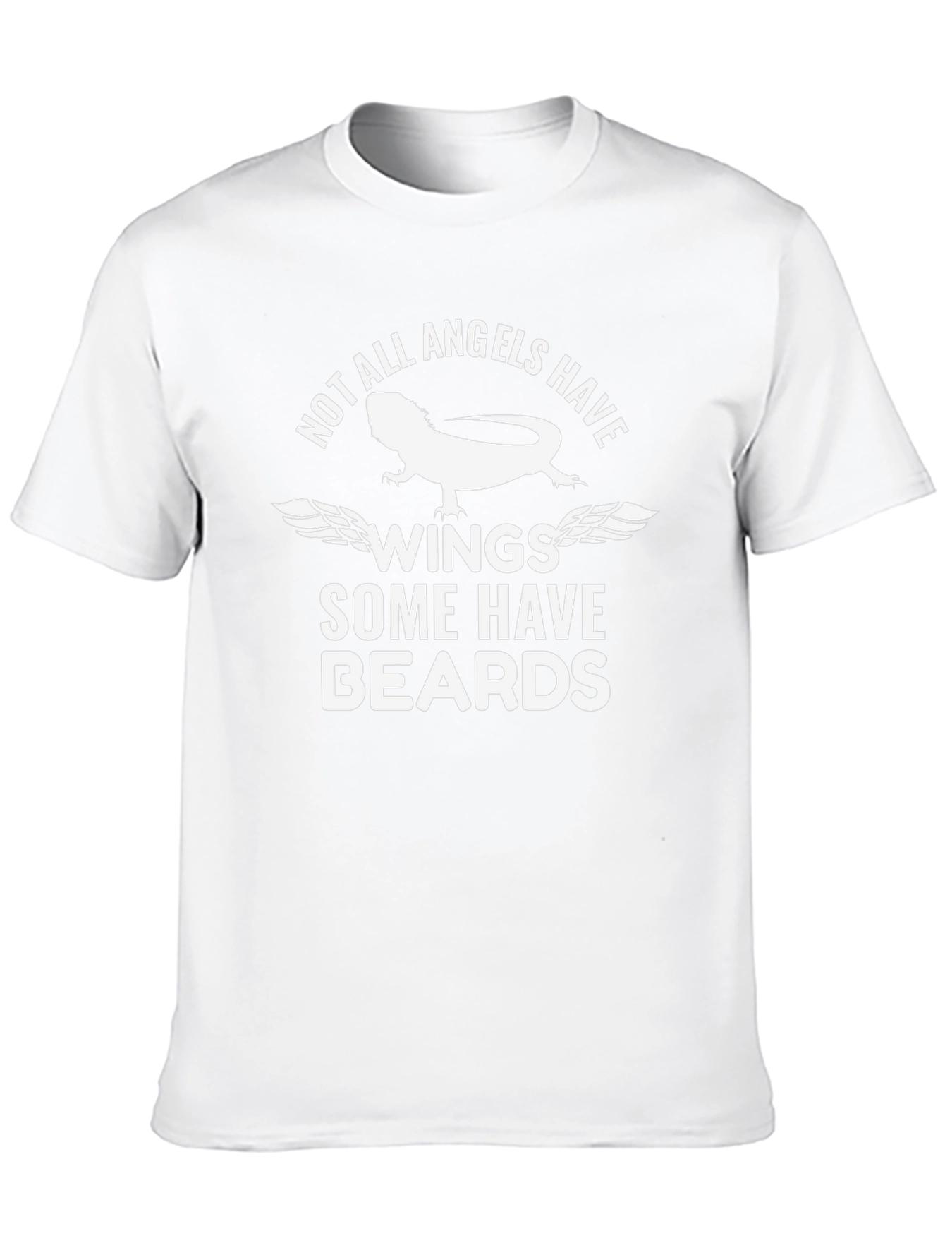 Bearded Dragon Angel Wings Graphic T-Shirt