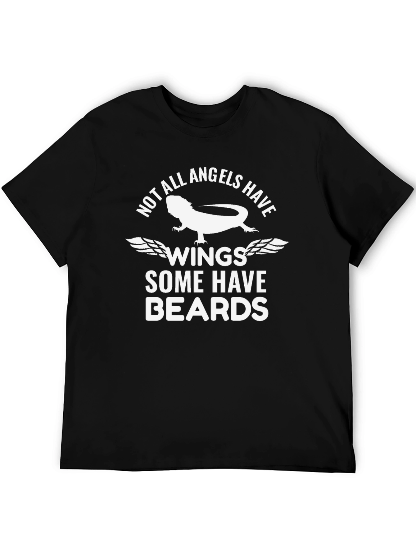 Bearded Dragon Angel Wings Graphic T-Shirt