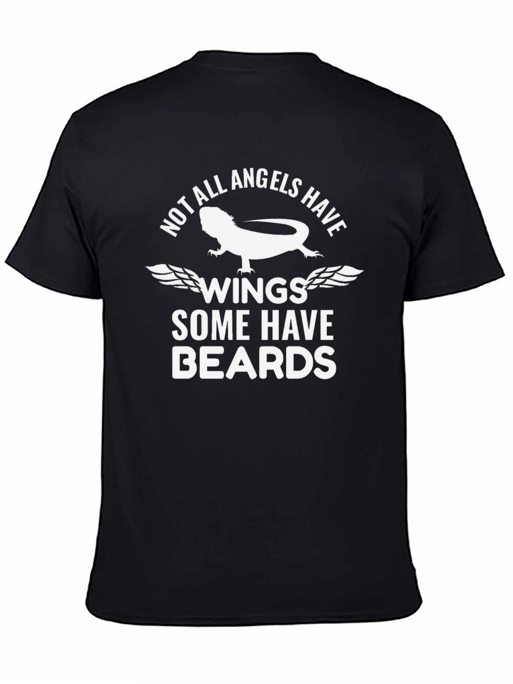 Bearded Dragon Angel Wings Graphic T-Shirt