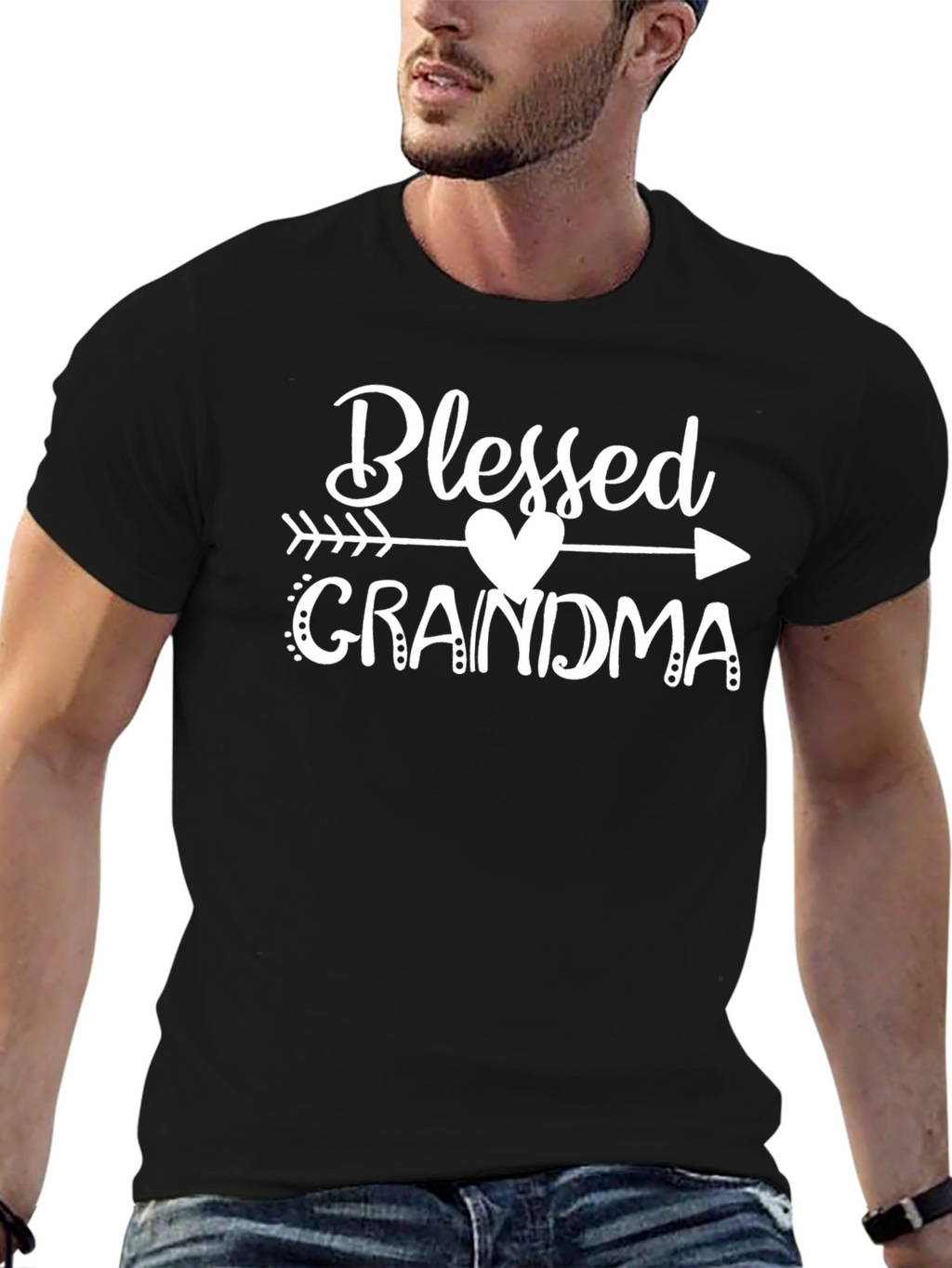 Blessed Grandma Arrow Heart T-Shirt