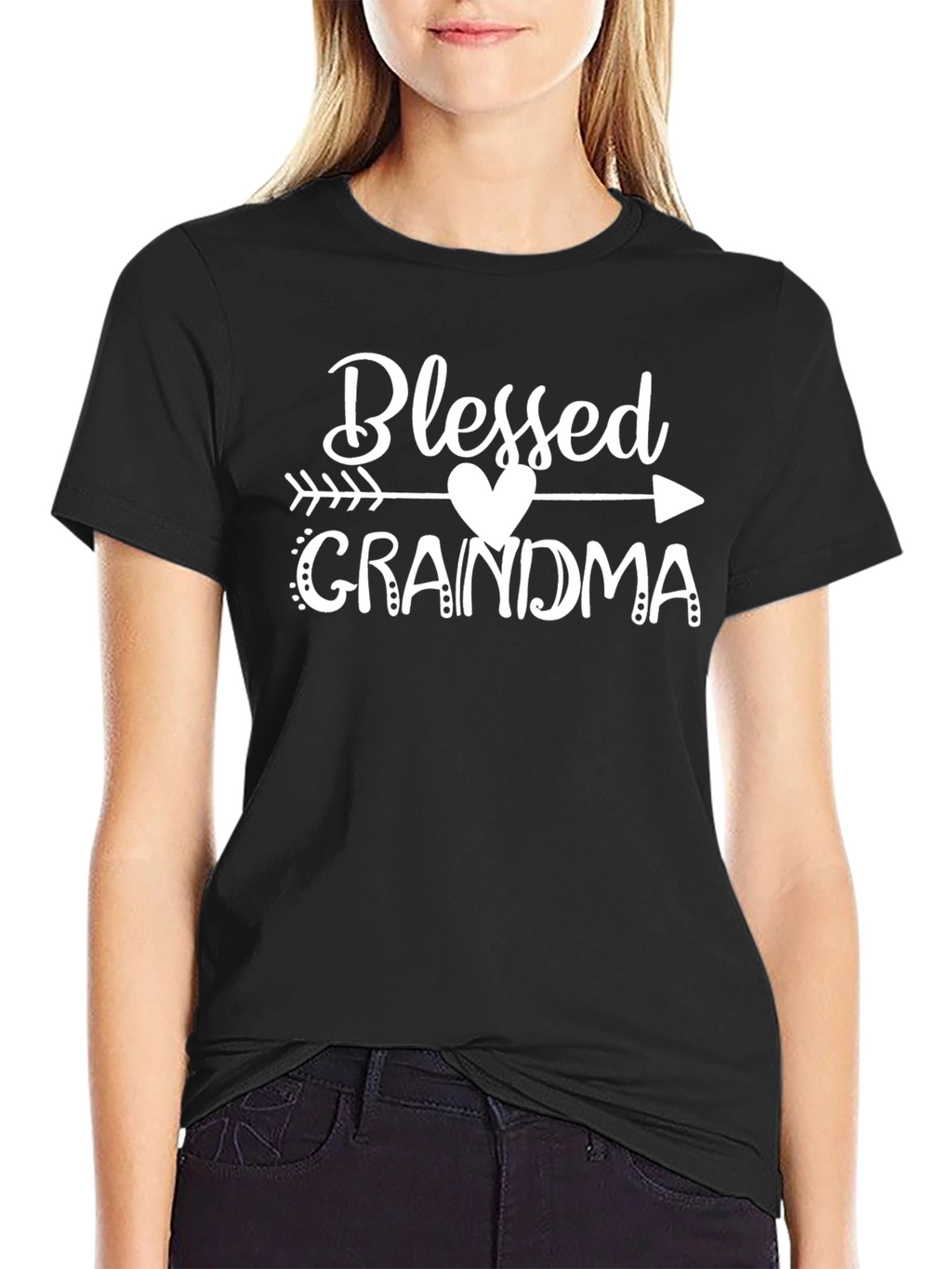 Blessed Grandma Arrow Heart T-Shirt