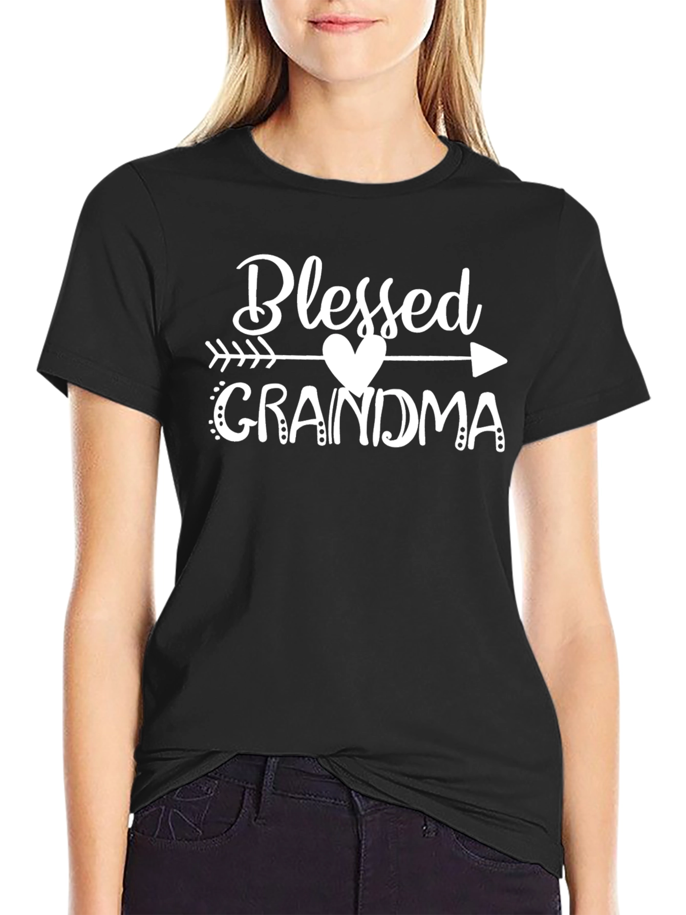 Blessed Grandma Arrow Heart T-Shirt