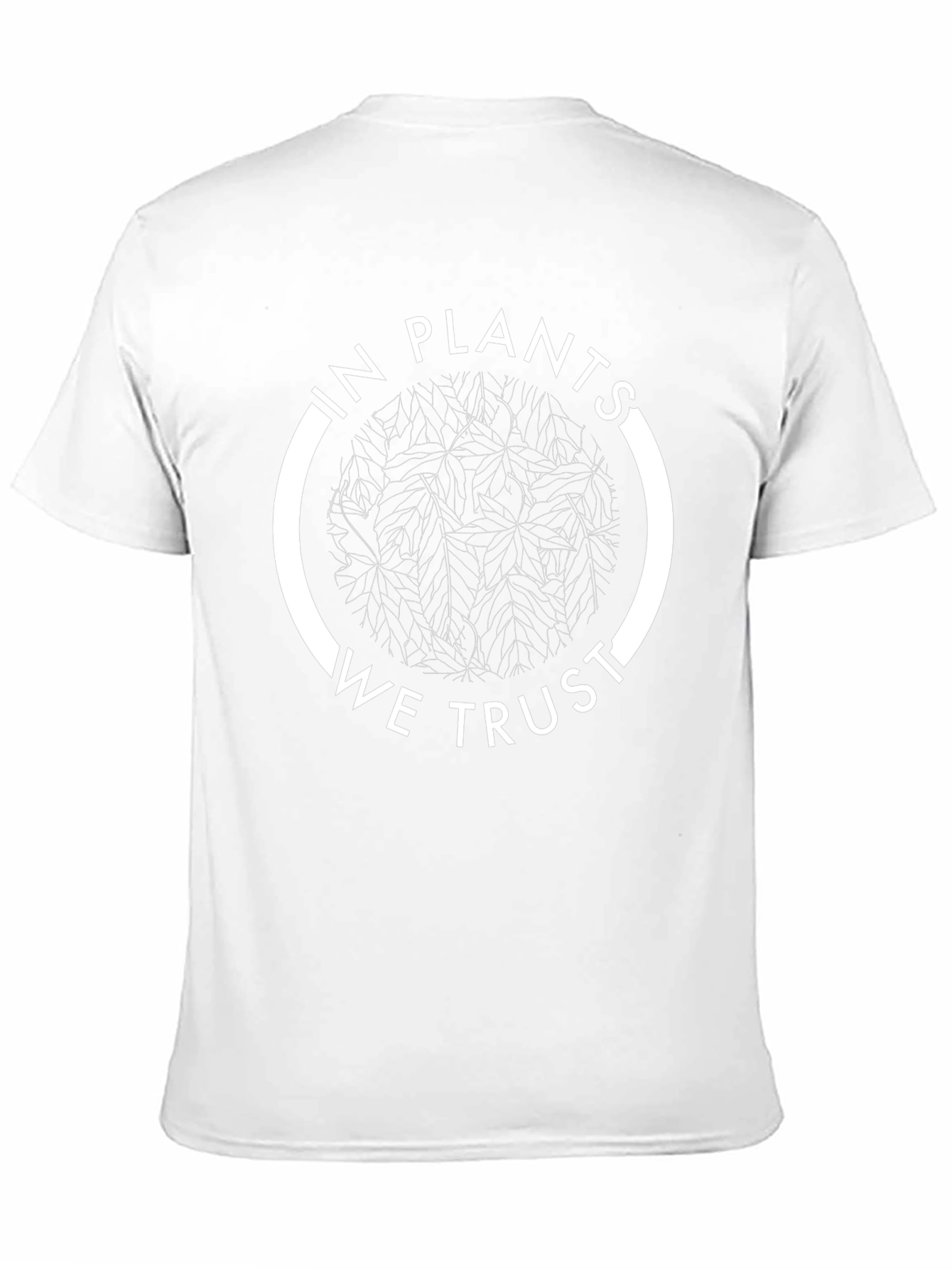 In Plants We Trust Graphic Tee - Black