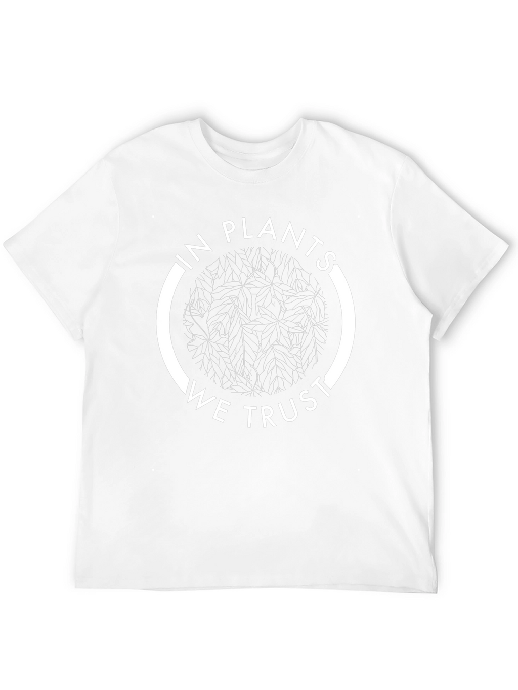 In Plants We Trust Graphic Tee - Black