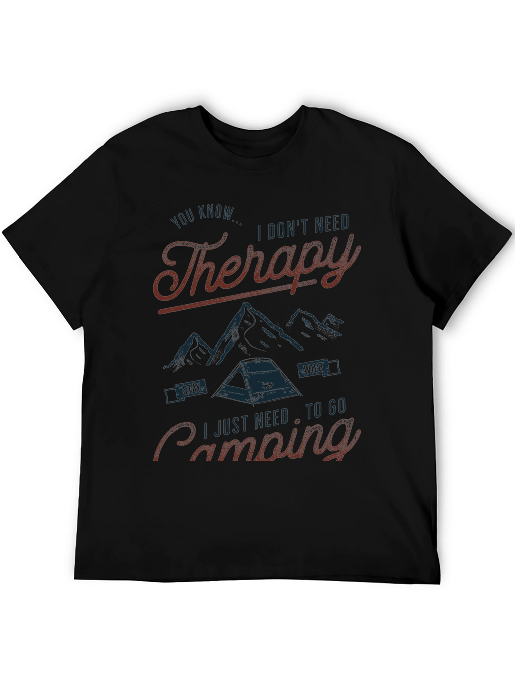 Therapy Camping Graphic Tee
