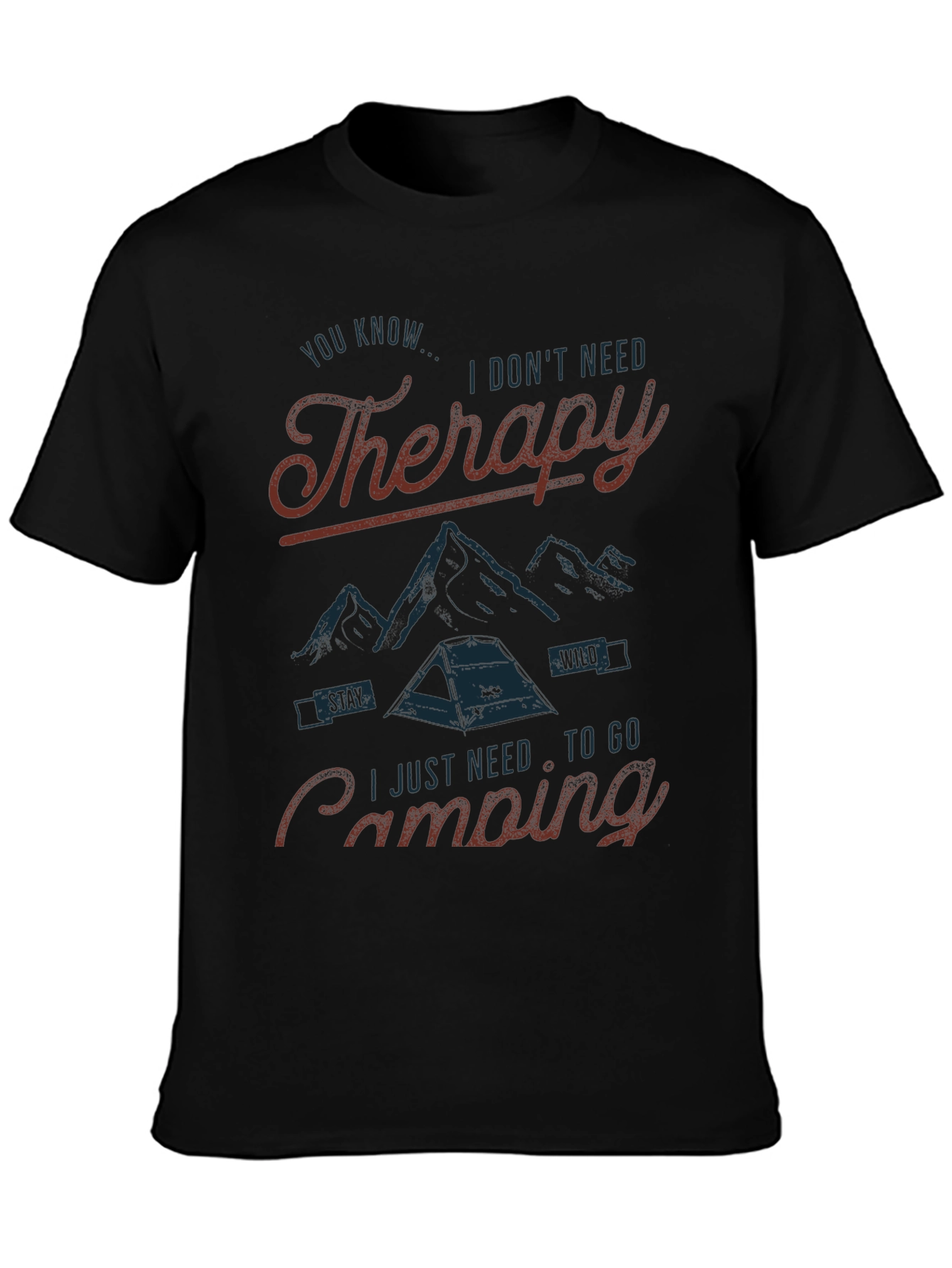 Therapy Camping Graphic Tee