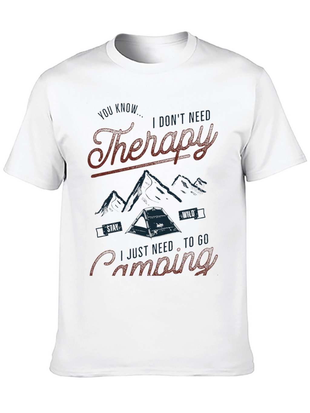 Therapy Camping Graphic Tee