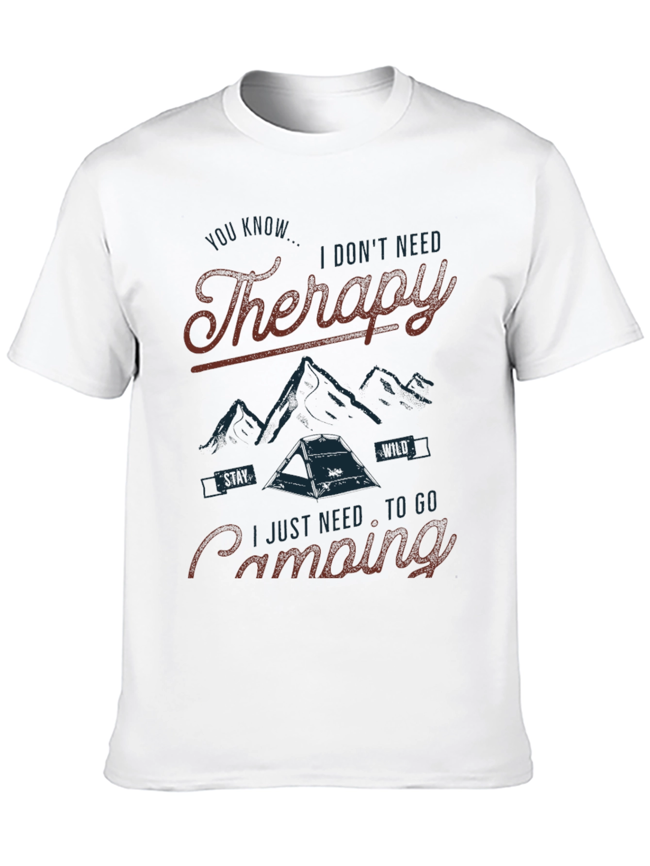 Therapy Camping Graphic Tee