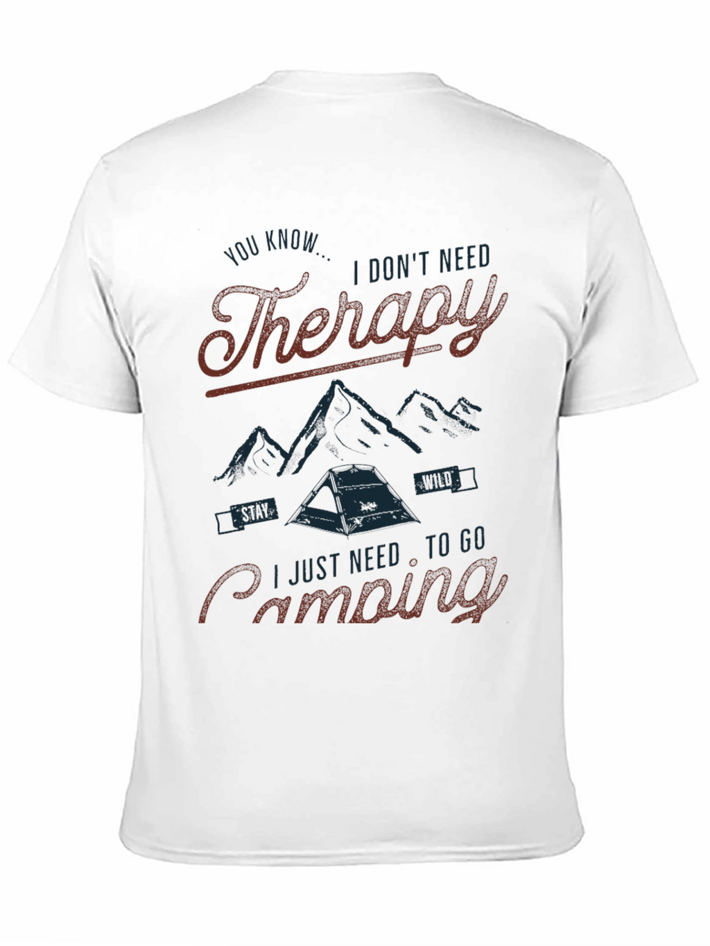 Therapy Camping Graphic Tee