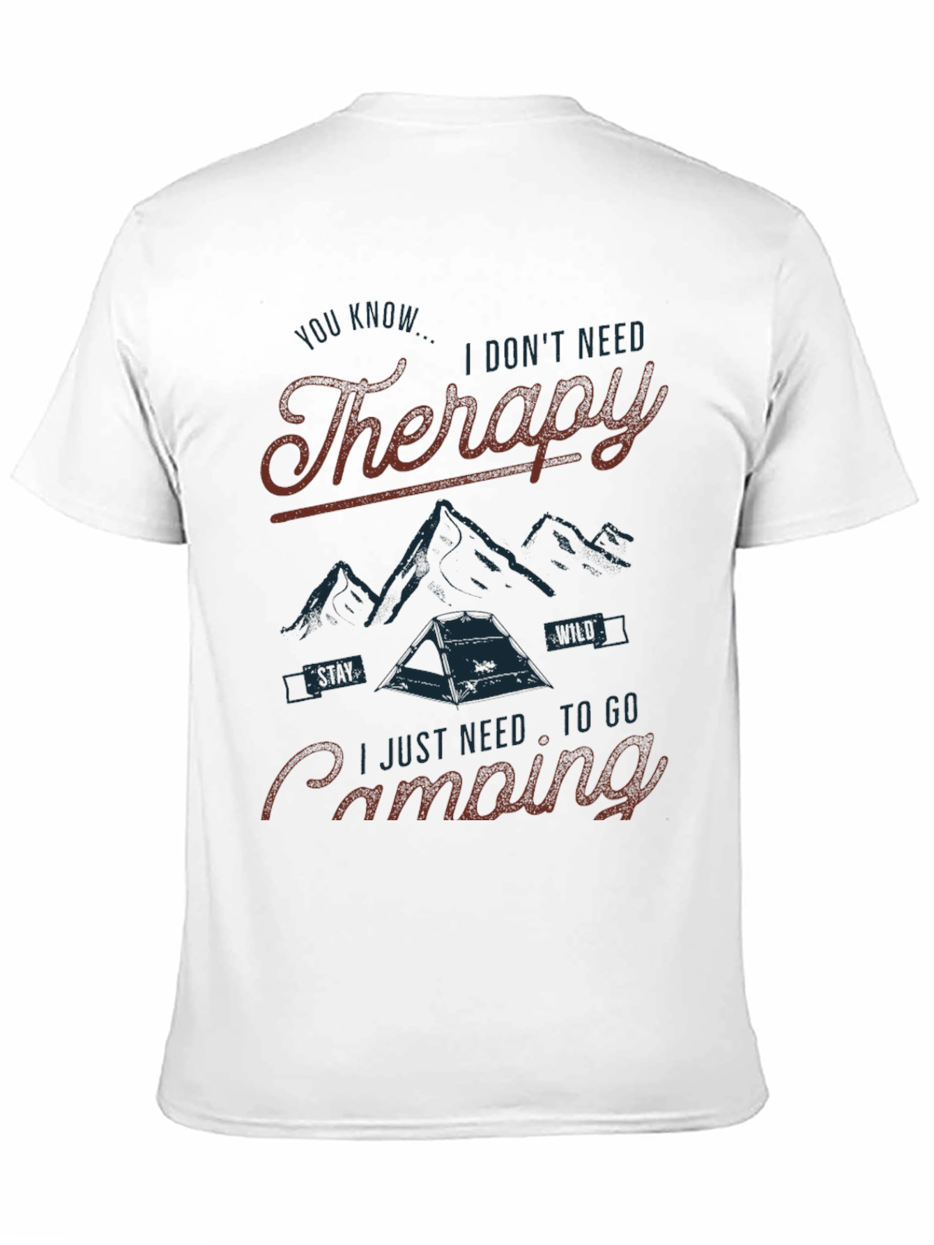 Therapy Camping Graphic Tee