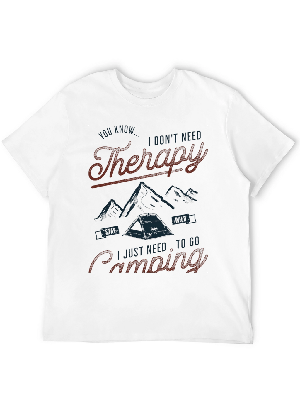 Therapy Camping Graphic Tee