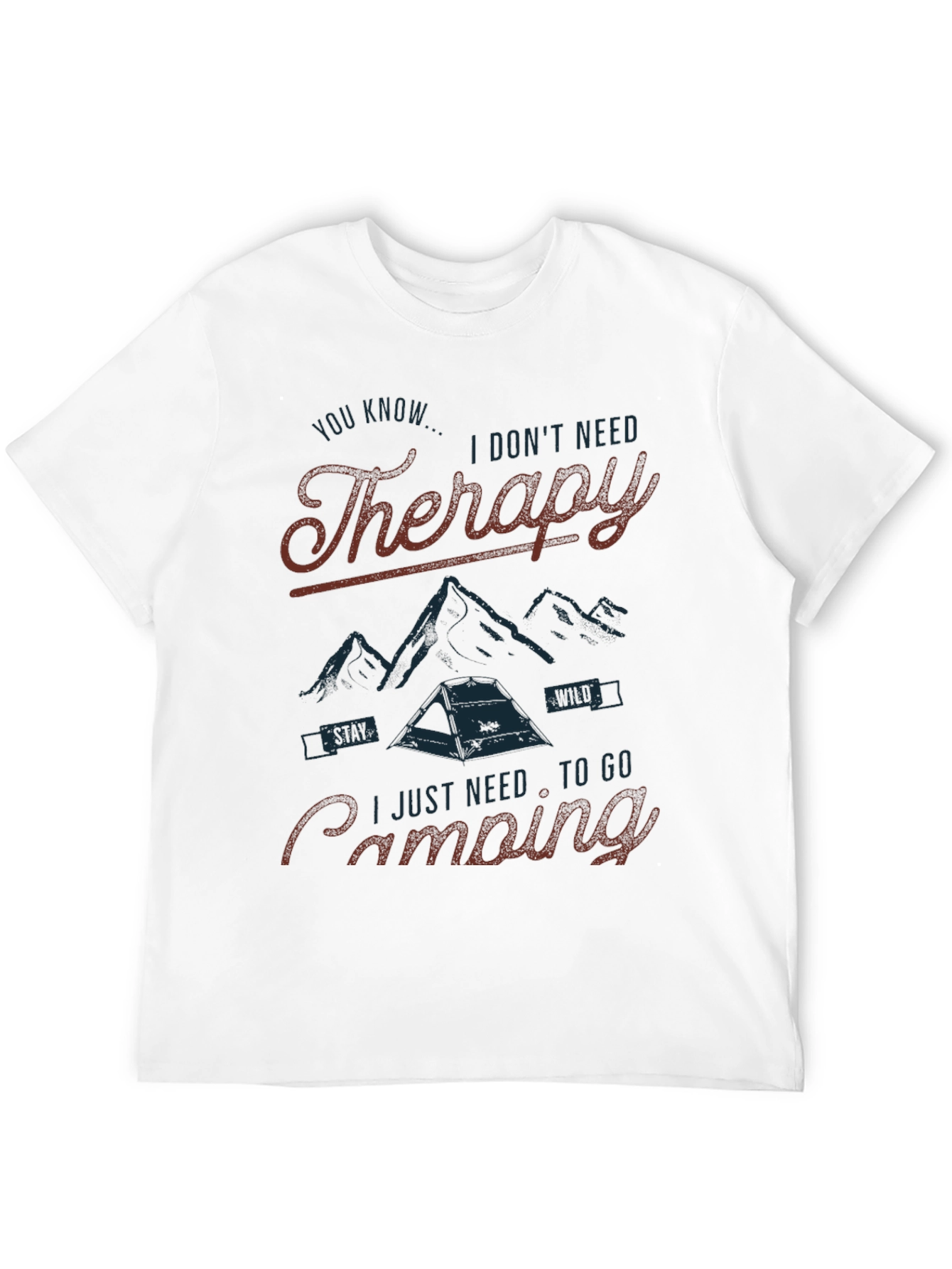 Therapy Camping Graphic Tee