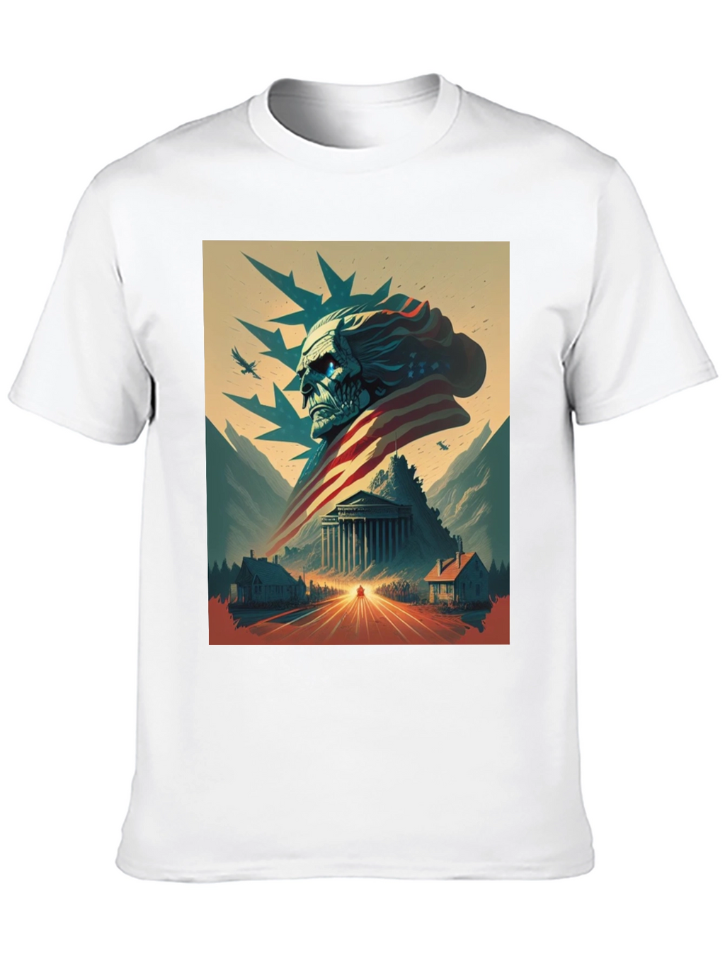 American Patriot Graphic Tee - Black