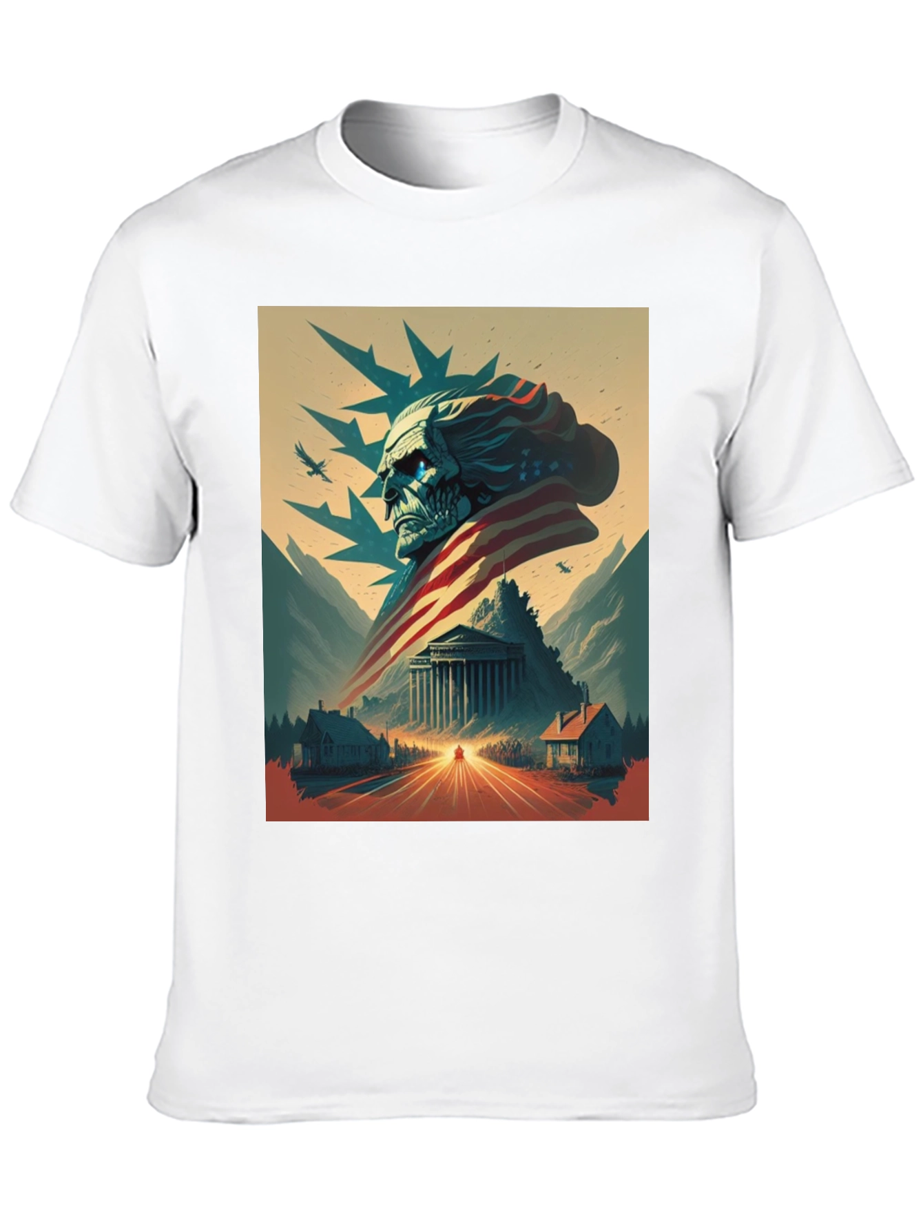 American Patriot Graphic Tee - Black