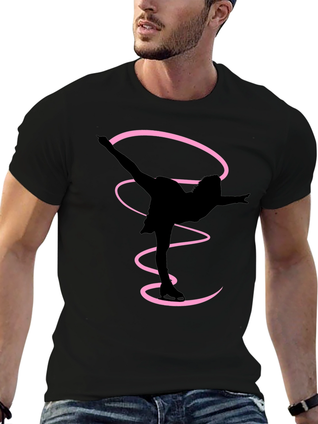 Figure Skating T-Shirt - Black