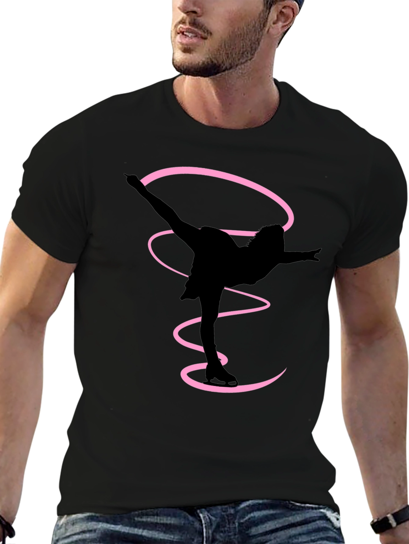 Figure Skating T-Shirt - Black