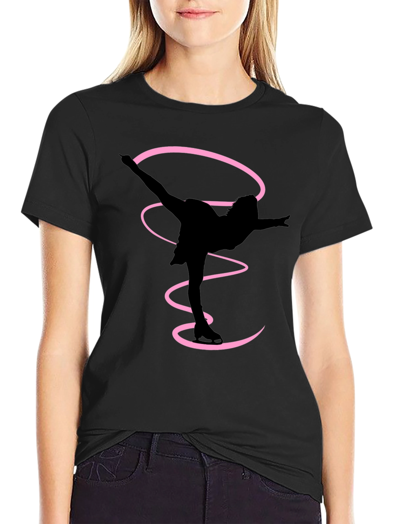Figure Skating T-Shirt - Black