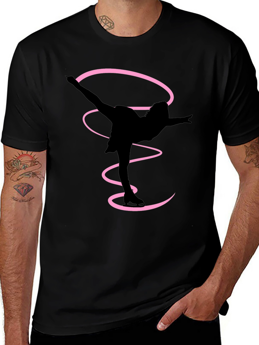 Figure Skating T-Shirt - Black