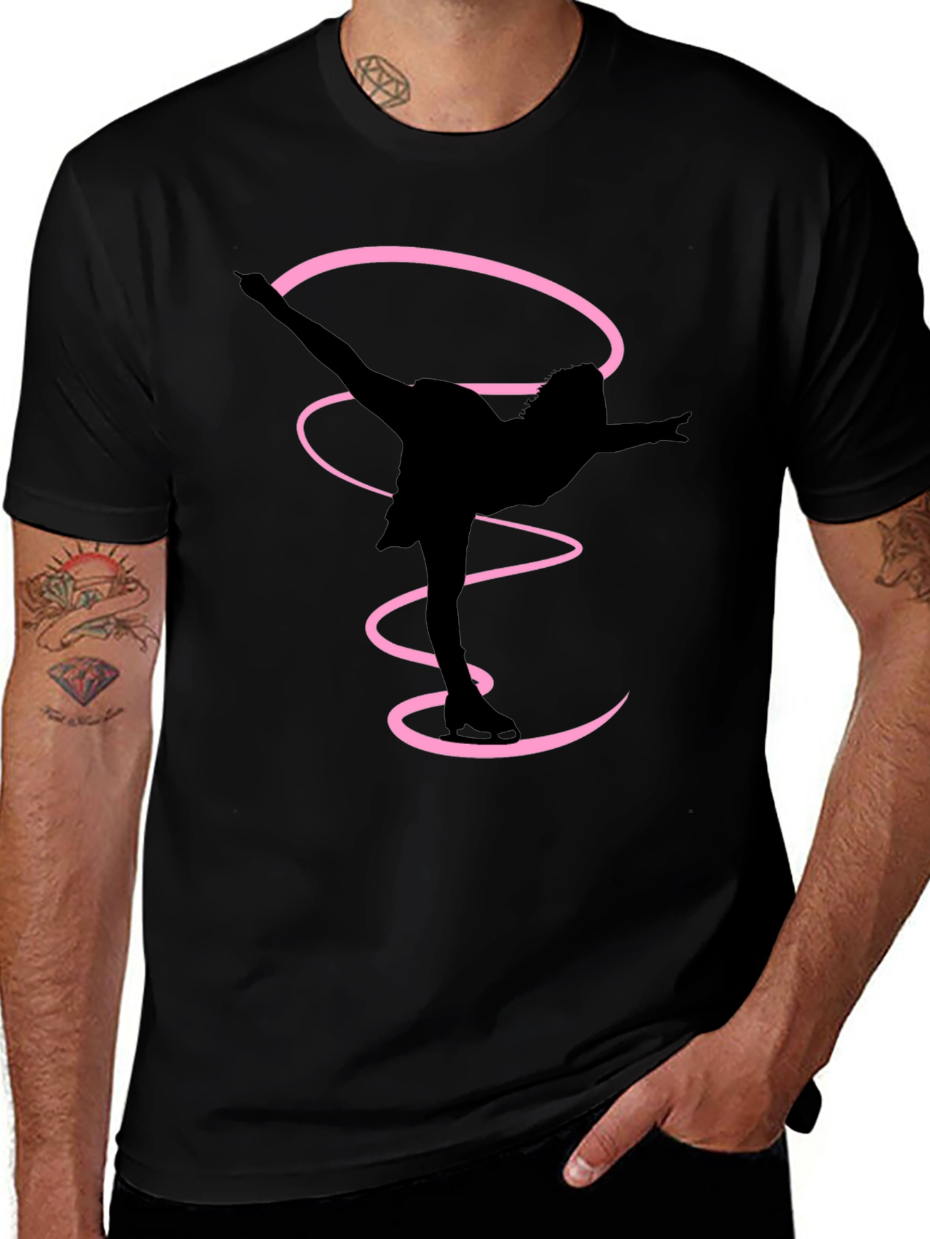 Figure Skating T-Shirt - Black