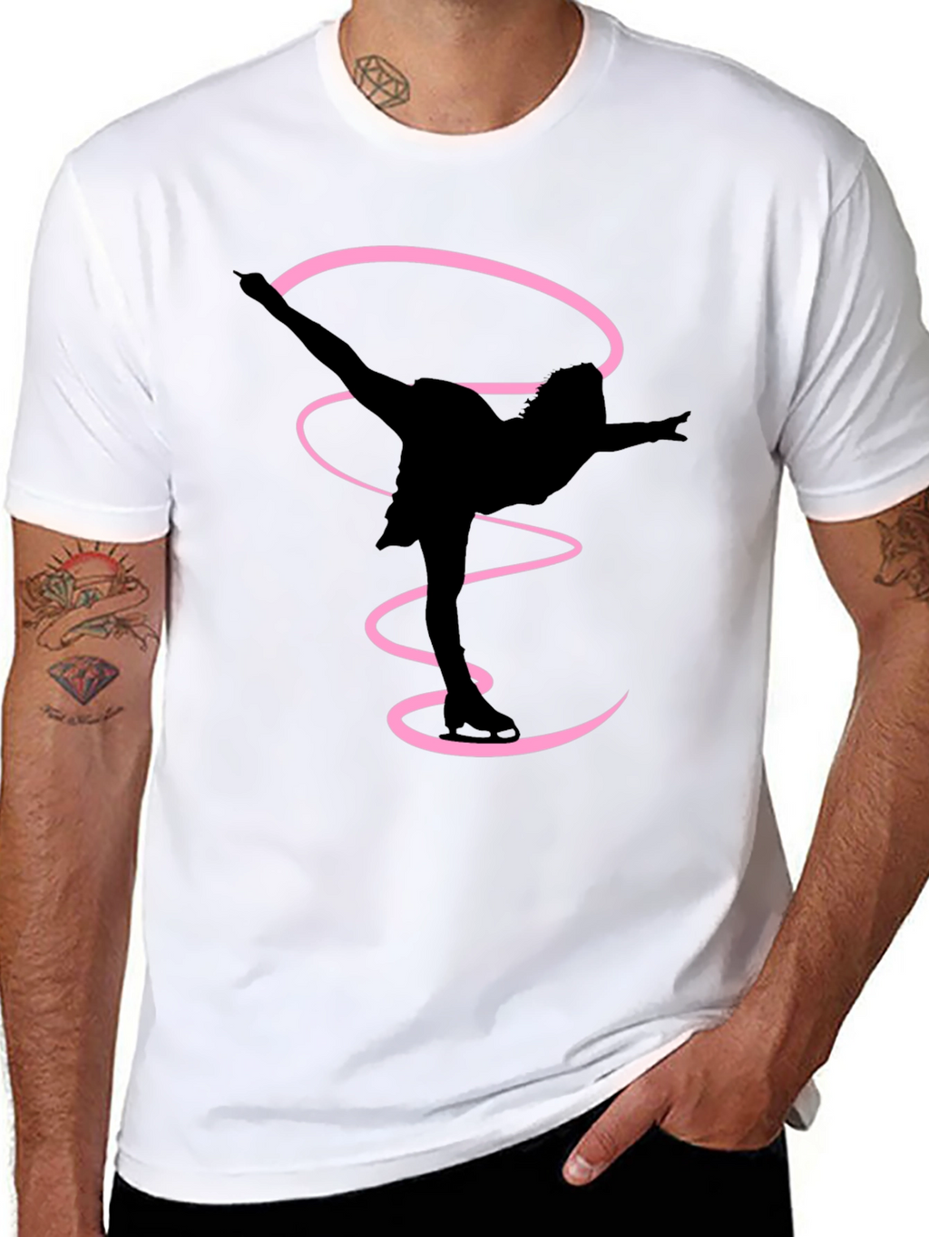 Figure Skating T-Shirt - Black