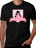 Graduation Unicorn Black T-Shirt