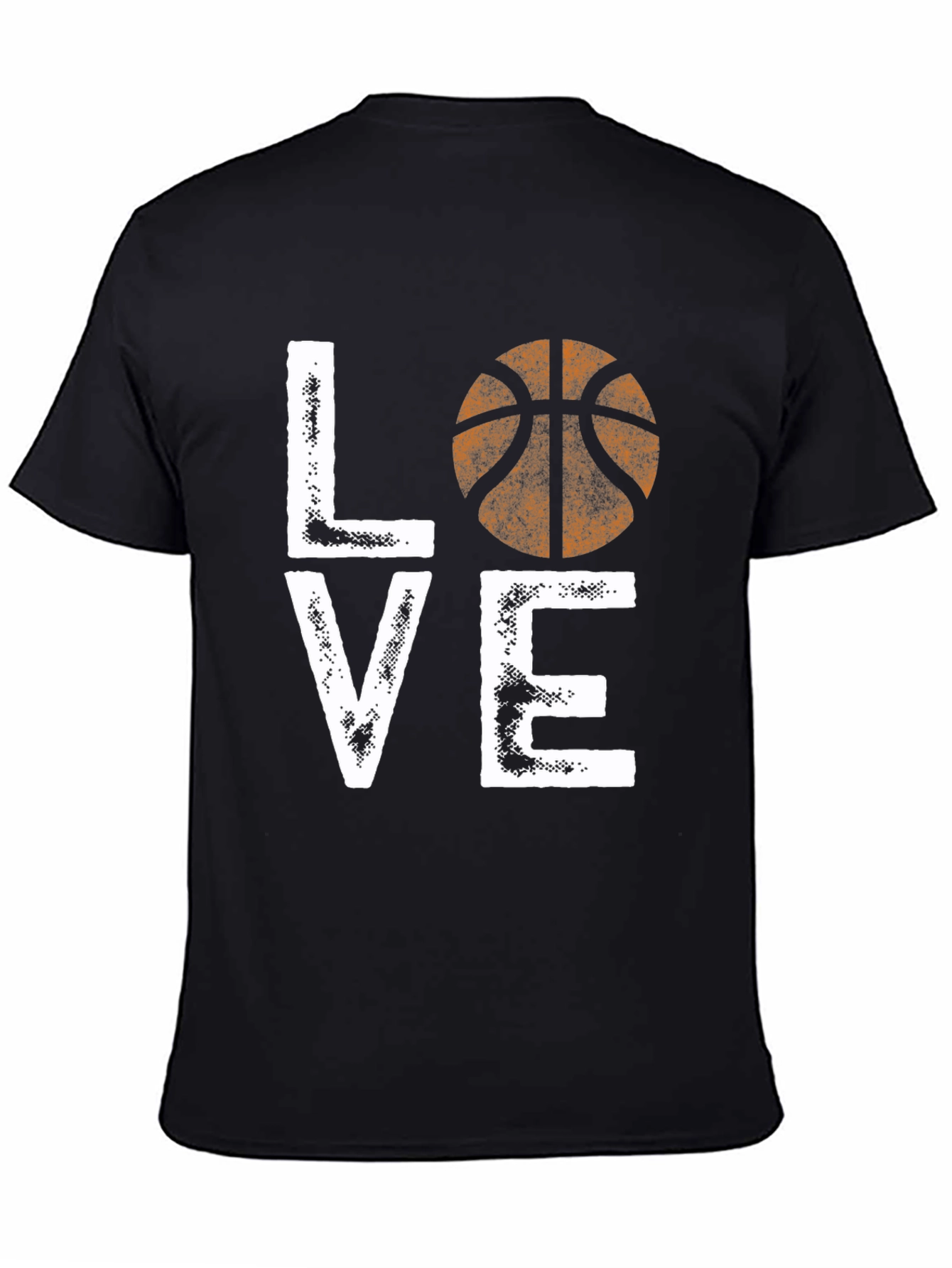 Basketball Love T-Shirt - Graphic Print Tee