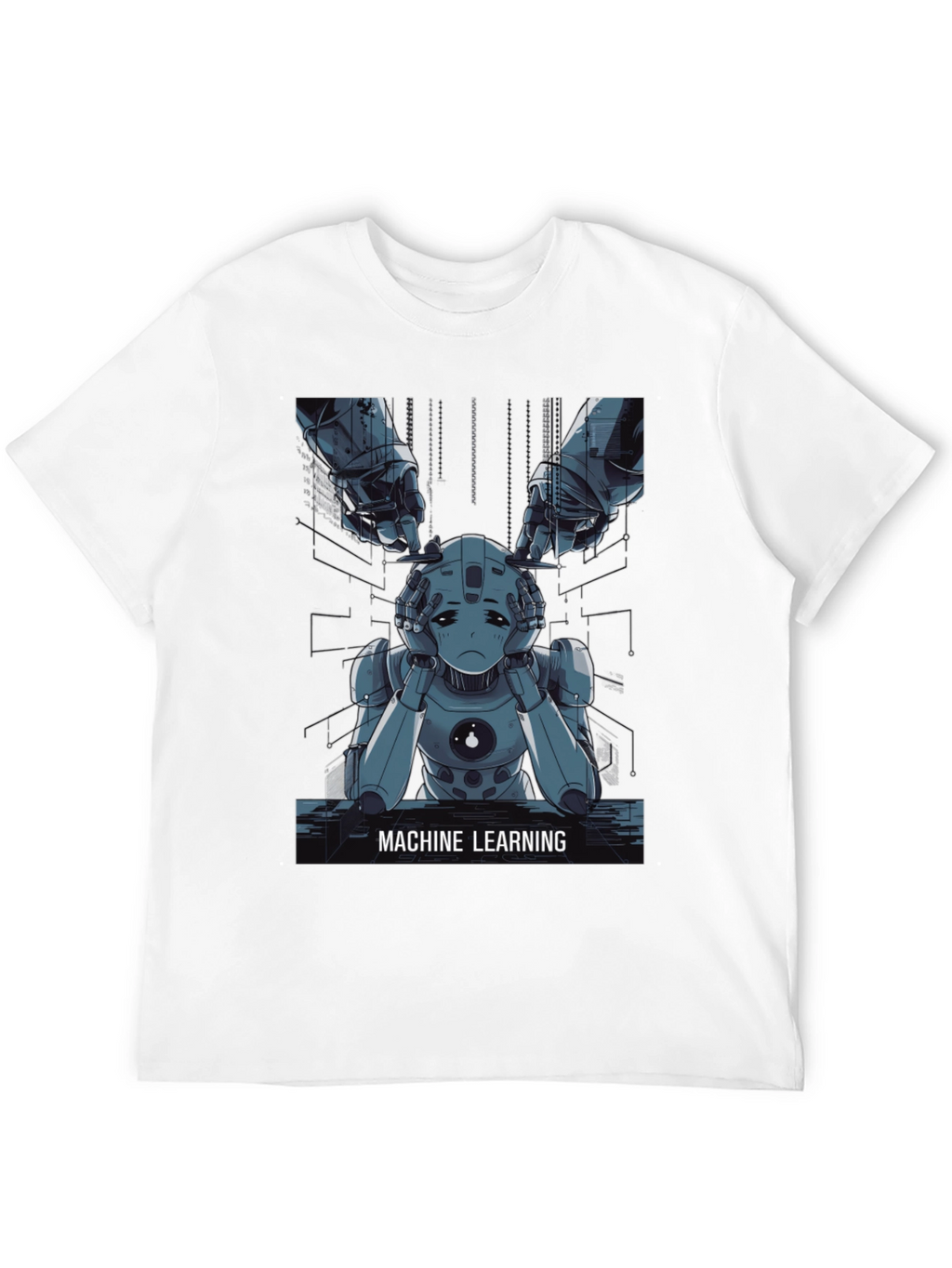 Machine Learning Robot Graphic Tee