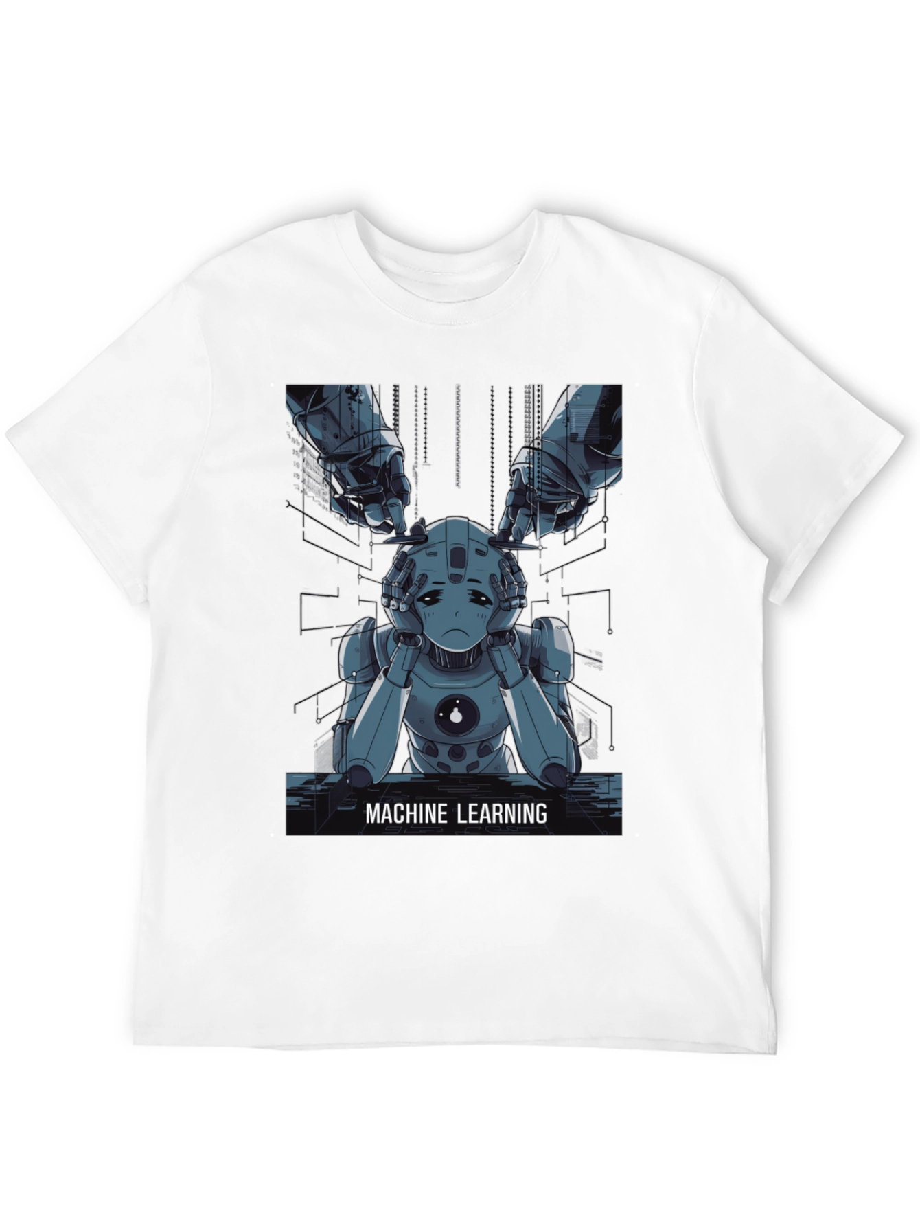 Machine Learning Robot Graphic Tee
