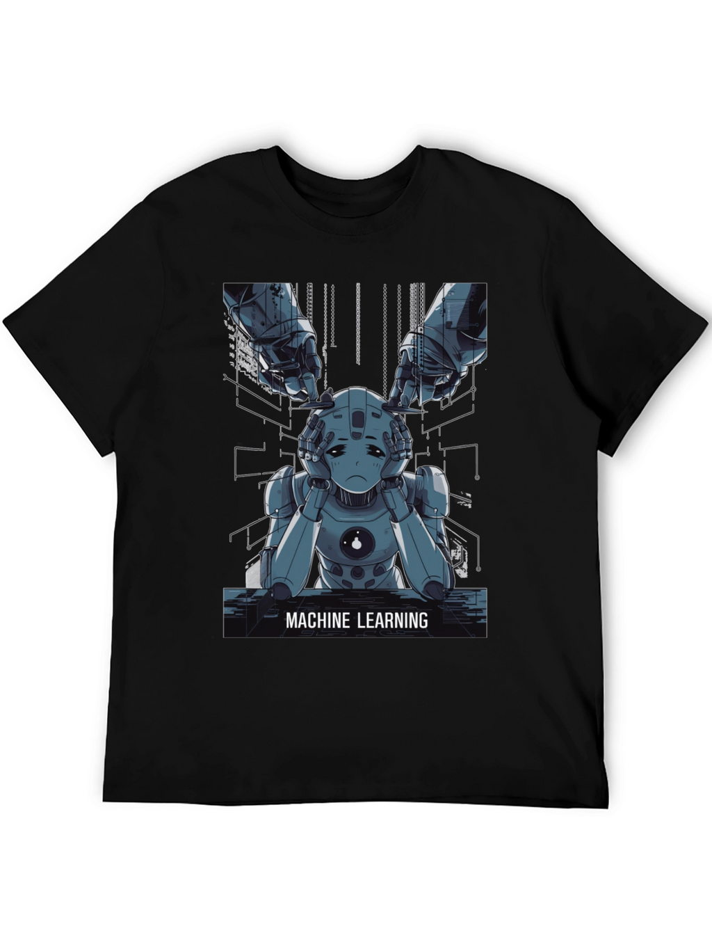 Machine Learning Robot Graphic Tee